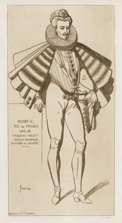 Enrique III, Rey de Francia, 1580-89 de Raphael Jacquemin