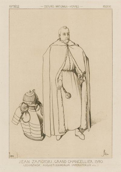 Jan Zamoyski, Gran Canciller, 1590 de Raphael Jacquemin