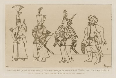 Janissary, Jefe Arquero, Comandante y Verdugo Turco de Raphael Jacquemin