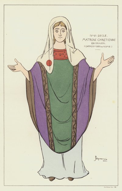 Matrona cristiana de Raphael Jacquemin