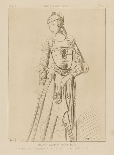 Mujer noble, 1500-1510 de Raphael Jacquemin