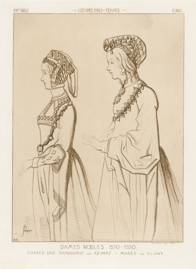 Mujeres nobles, 1510-1520 de Raphael Jacquemin