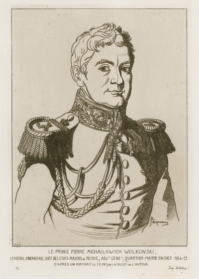 Príncipe Pierre Michailowich Wolkonski de Raphael Jacquemin