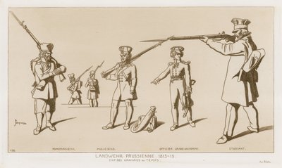 Landwehr prusiana, 1813-15 de Raphael Jacquemin