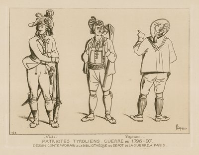 Patriotas tiroleses, Guerra de 1796-1797 de Raphael Jacquemin