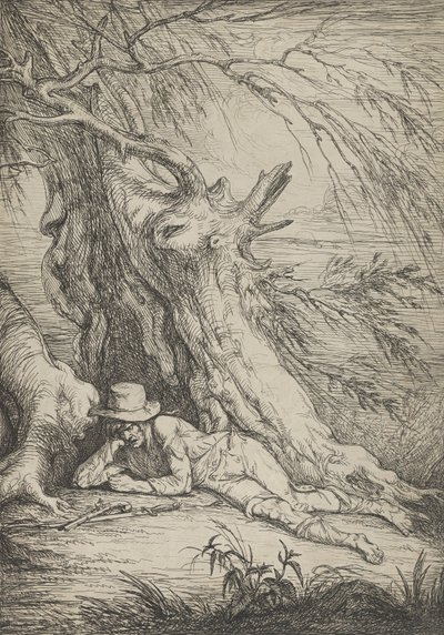 Bandido bajo un árbol, 1795-1801 de Raphael Lamar West