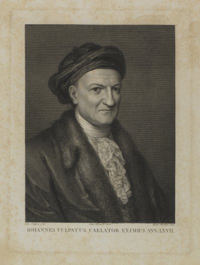 Johannes Vulpatus Caelator Eximus Ann. LXVII de Raphael Morghen