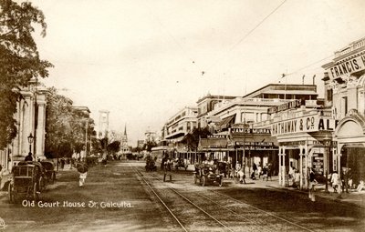 Antiguo Palacio de Justicia de St. Calcuta, c.1900-20 de Raphael Tuck and Sons