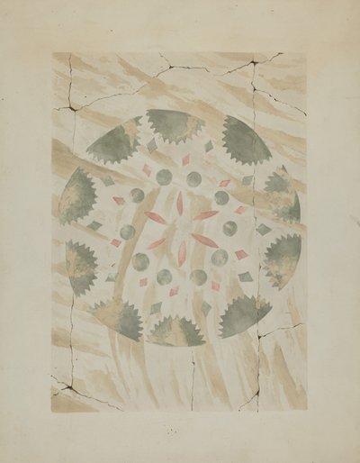Detalle de Pared Estampada, c. 1937 de Ray Holden