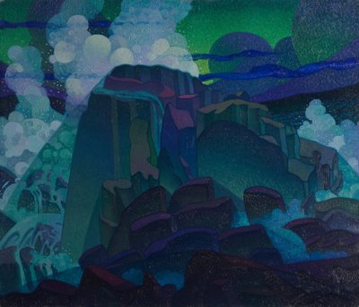 roca en el mar de Raymond Jonson