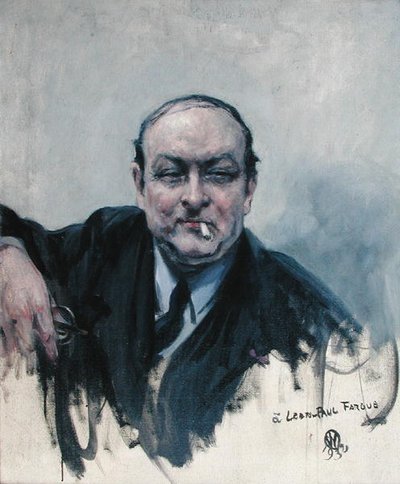 Leon-Paul Fargue (1876-1947) 1932 (óleo sobre lienzo) de Raymond Woog