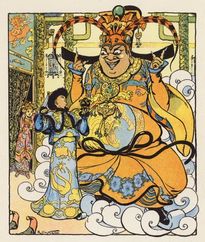 Les Mille et Une Nuits / Las mil y una noches (litografía en color) de Raymond de la Neziere