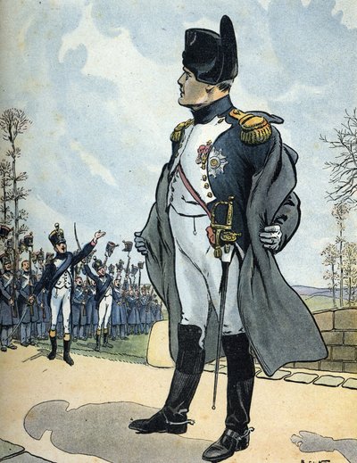 Retrato del emperador Napoleón I (1769-1821) a su regreso del exilio en Elba de Raymond de la Neziere