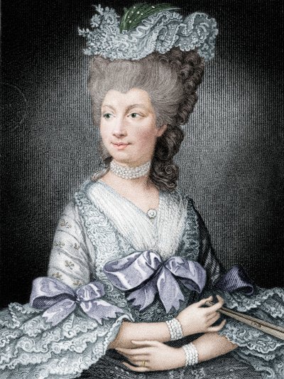Reina Carlota, consorte del rey Jorge III, siglo XIX de Read