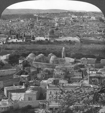 Jerusalén la Ciudad Santa, rescatada de los turcos, Palestina, Primera Guerra Mundial de Realistic Travels Publishers