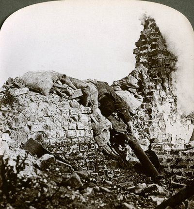 Posición de ametralladora alemana destruida, Monchy, Batalla de Arras, Primera Guerra Mundial, 1917-1918 de Realistic Travels Publishers