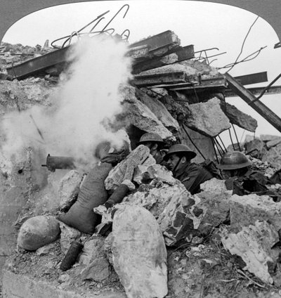 Nido de ametralladoras, Poelcappelle, Bélgica, Primera Guerra Mundial, 1914-1918 de Realistic Travels Publishers