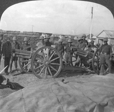 Botín de guerra, armas y suministros capturados de los turcos, Palestina, Primera Guerra Mundial de Realistic Travels Publishers