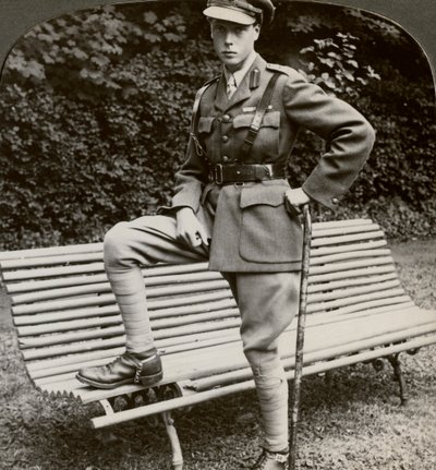 El Príncipe de Gales en uniforme militar, Francia, Primera Guerra Mundial, 1914-1918 de Realistic Travels Publishers