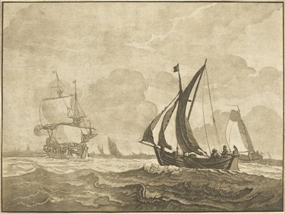 Paisaje marino de Regina Schönecker after Wigerus Vitringa