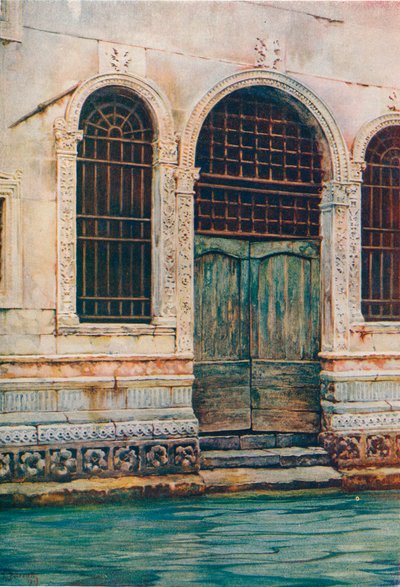 Un portal renacentista, Venecia, c. 1903 de Reginald Barratt