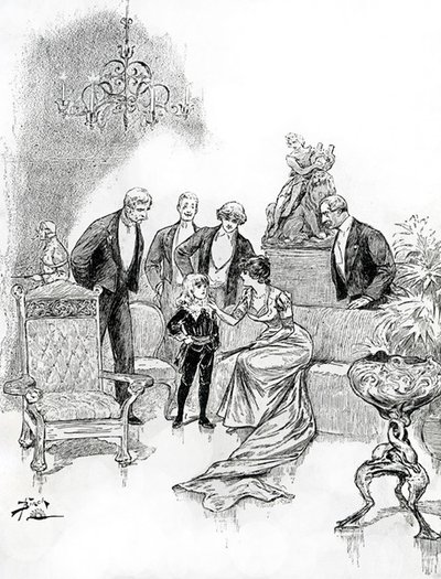 Ilustración para Little Lord Fauntleroy de Reginald Bathurst Birch