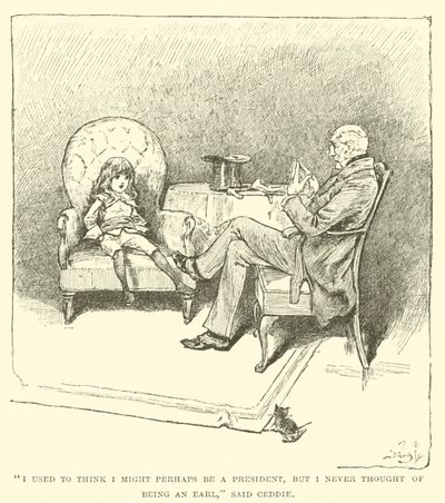 Ilustración para El Pequeño Lord Fauntleroy de Reginald Bathurst Birch