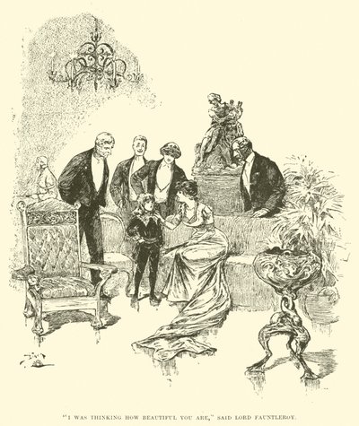 Ilustración para El Pequeño Lord Fauntleroy de Reginald Bathurst Birch