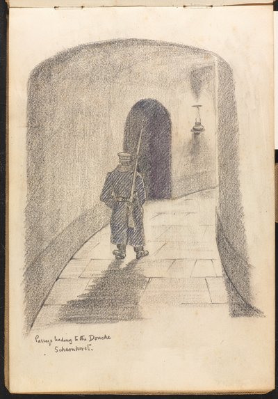 Pasaje que lleva al Douche Scharnhorst de Reginald Copleston Bond