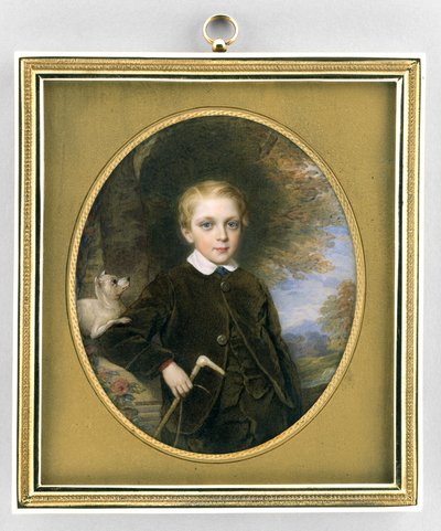 Retrato de un niño, c.1865-80 de Reginald Easton