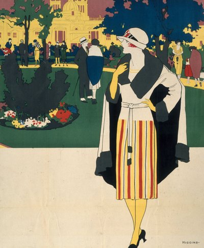 Versión recortada de Harrogate, cartel de LNER de Reginald Edward Higgins