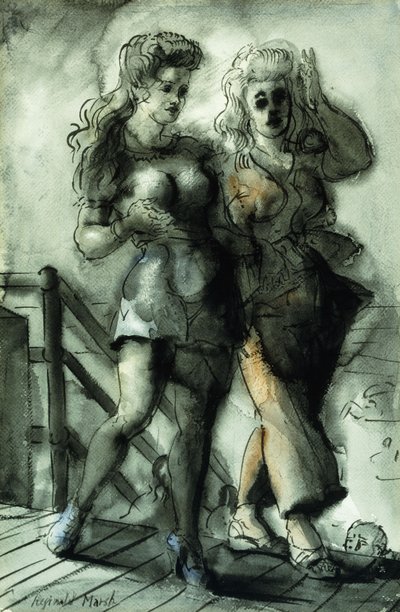 Bellezas del paseo marítimo de Reginald Marsh