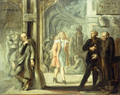 Escena de Bowery de Reginald Marsh