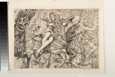 Merry-Go-Round (grabado) de Reginald Marsh