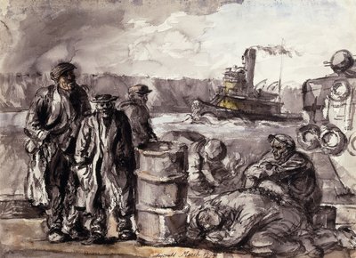 En los muelles de Reginald Marsh