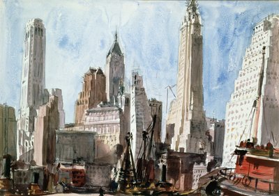 Rascacielos de Reginald Marsh