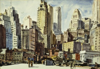Vista desde Coenties Slip de Reginald Marsh