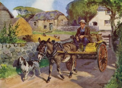 Ilustración para Mi granja (litografía en color) de Reginald Mills