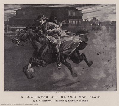 Un Lochinvar de la Llanura del Viejo (litografía) de Reginald Thomas Cleaver
