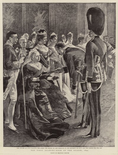 La primera sala de dibujo de la temporada de Reginald Thomas Cleaver