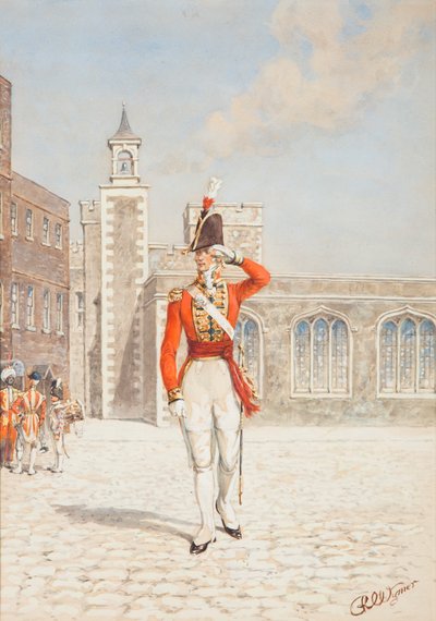 Oficial de la Guardia Escocesa de Reginald Wymer