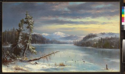 Paisaje nevado de Regis Francis Gignoux