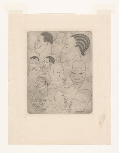 Jefes de África Occidental de Reijer Stolk (signed by artist)