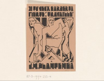 Ex libris de J. H. Plantenga de Reijer Stolk