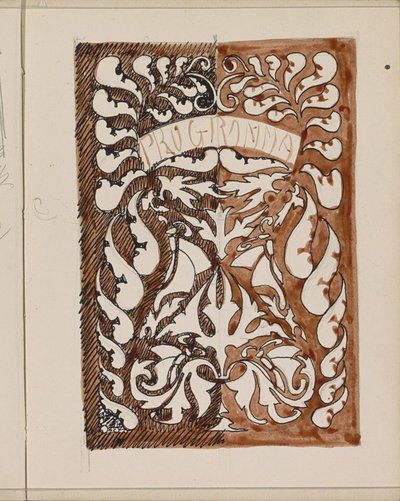 Diseño de la portada de un libro de programas de Reijer Stolk