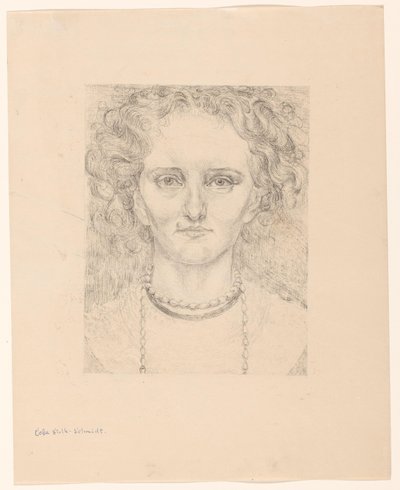 Retrato de Coba Stolk-Schmidt de Reijer Stolk