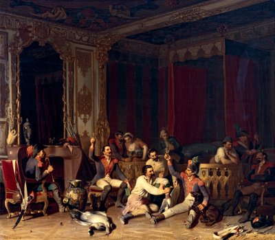 Acuartelamiento de soldados franceses de Reinhard Sebastian Zimmermann