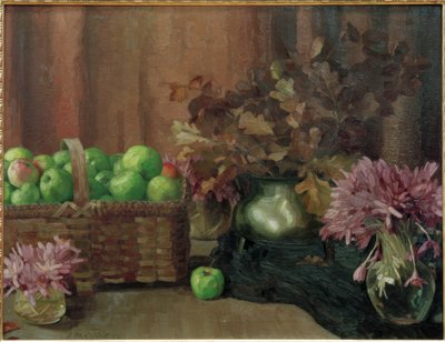 Bodegón con manzanas de Reinhold Max Eichler