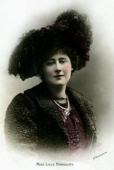 Lily Hanbury 1874-1908, actriz inglesa, principios del siglo XX de Reinhold Thiele