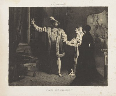 Episodio de la vida de Frans I Frans den Eerste (título sobre objeto) de Reinier Craeyvanger